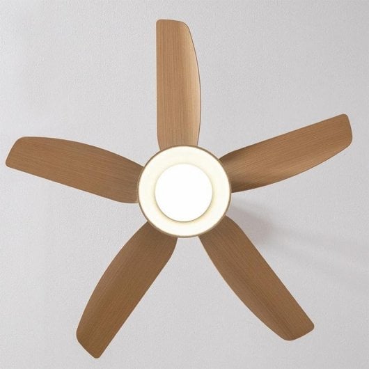 Deckenventilator mit Licht Cecotec EnergySilence Aero 5460 Daisy 24W 117cm 6 Stufen DC-Motor Fernbedienung Timer Winterbetrieb