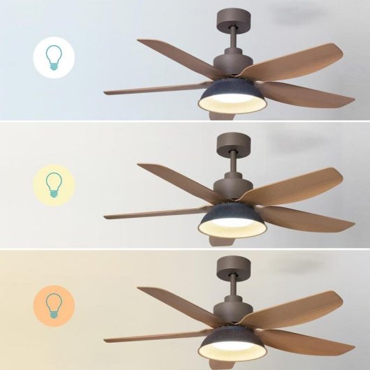 Deckenventilator mit Licht Cecotec EnergySilence Aero 5460 Daisy 24W 117cm 6 Stufen DC-Motor Fernbedienung Timer Winterbetrieb