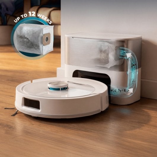 Aspirateur Robot Cecotec Conga Y60 Pearl avec Vidage Automatique Navigation Laser 13000 Pa
