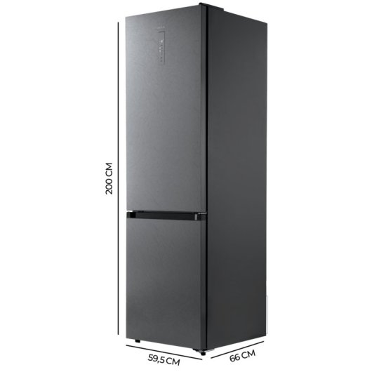 Frigorífico Combi Cecotec Bolero CoolMarket No Frost 180cm 405L A Silex Stone