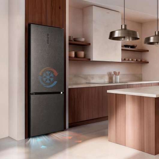 Frigorífico Combi Cecotec Bolero CoolMarket No Frost 180cm 405L A Silex Stone