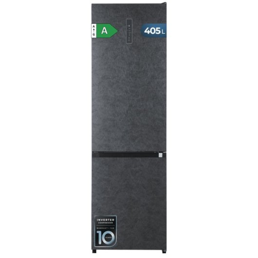 Frigorífico Combi Cecotec Bolero CoolMarket 180cm 405L A Onyx Stone Total No Frost