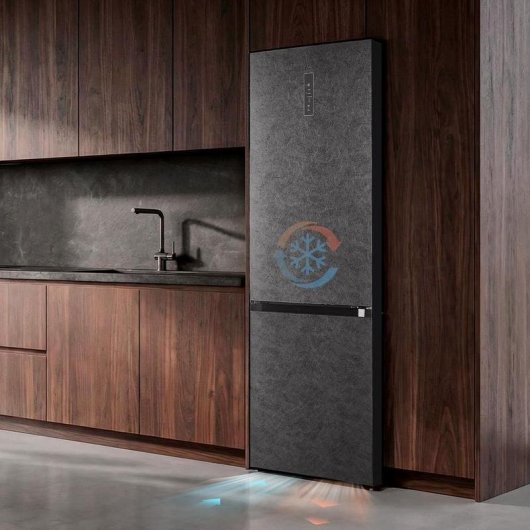 Frigorífico Combi Cecotec Bolero CoolMarket 180cm 405L A Onyx Stone Total No Frost
