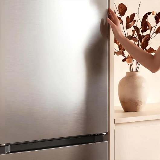 Frigorífico Combi Cecotec Bolero CoolMarket 180cm 405L A Inox Total No Frost