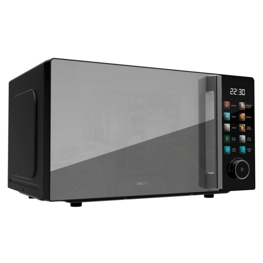 Microondas Cecotec Proclean 6130 Black 20 Litros 700W Grill 800W táctil