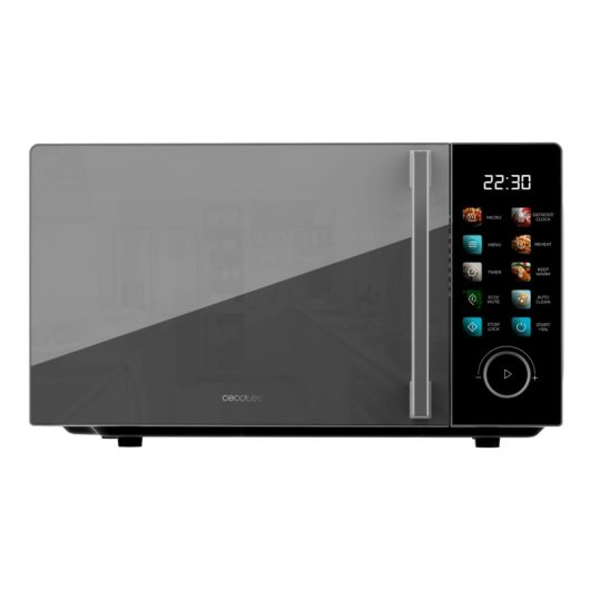 Microondas Cecotec Proclean 6130 Black 20 Litros 700W Grill 800W táctil