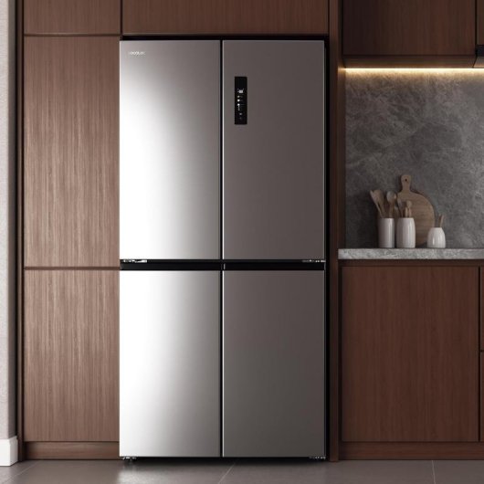 Frigorífico Americano Cecotec Bolero CoolMarket 4D 503 No Frost 177,5cm 503L D Inox
