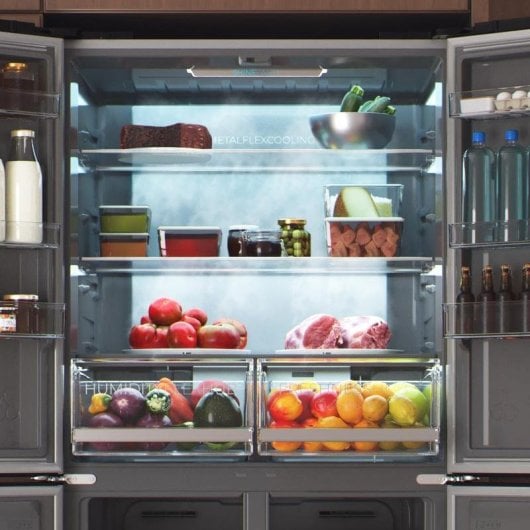 Frigorífico Americano Cecotec Bolero CoolMarket 4D 503 No Frost 177,5cm 503L D Inox