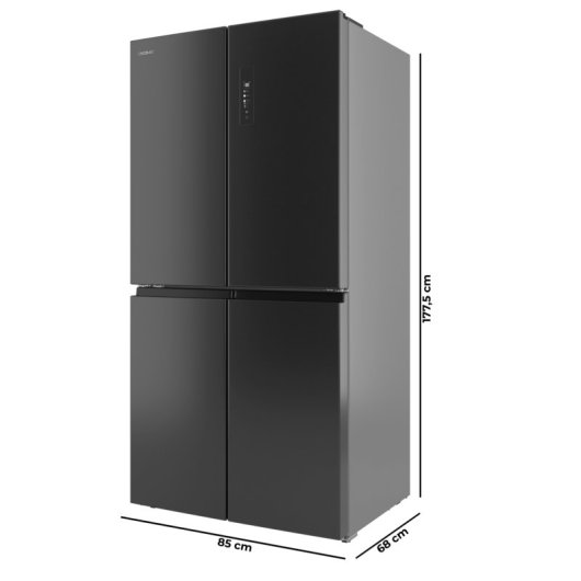 Frigorífico Americano Cecotec Bolero CoolMarket 4D 503 No Frost 177,5cm 503L D Gris