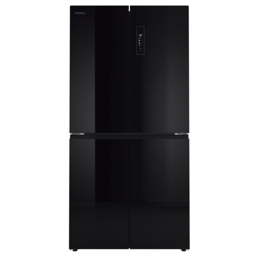Frigorífico Americano Cecotec Bolero CoolMarket 4D 503 Total No Frost 177,5cm 503L D Negro Cristal