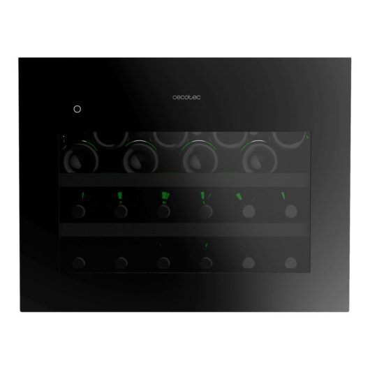 Integrierbarer Weinku hlschrank Cecotec GrandSommelier 28 Flaschen Touch Matt Black