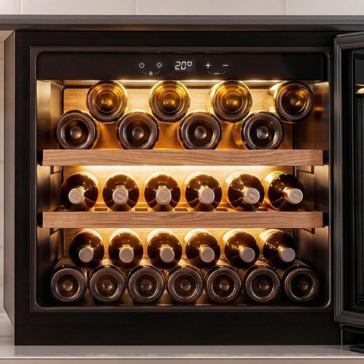 Integrierbarer Weinku hlschrank Cecotec GrandSommelier 28 Flaschen Touch Matt Black