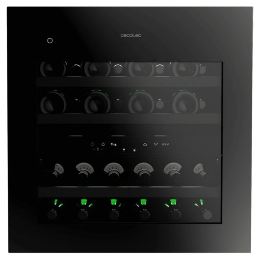 Weinschrank Cecotec GrandSommelier Duo 36000 Touch Matt Black 36 Flaschen