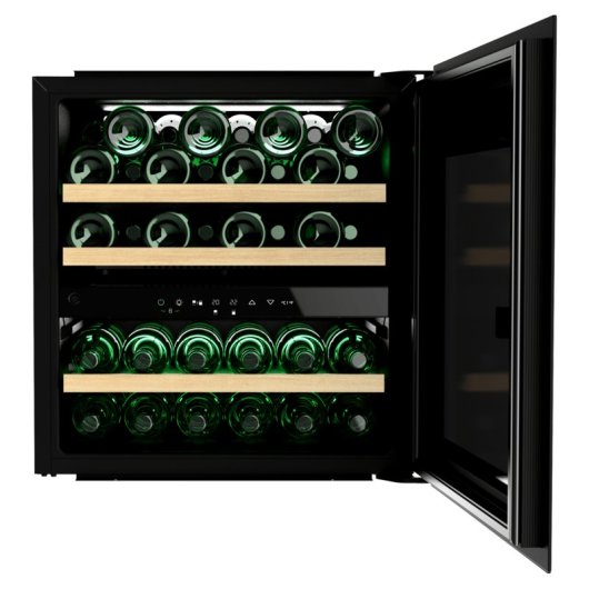 Weinschrank Cecotec GrandSommelier Duo 36000 Touch Matt Black 36 Flaschen