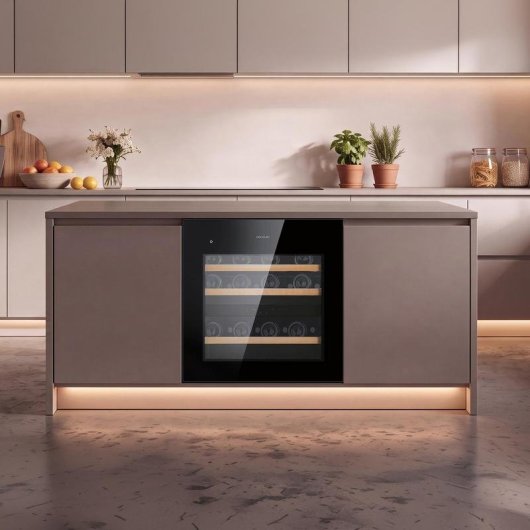 Weinschrank Cecotec GrandSommelier Duo 36000 Touch Matt Black 36 Flaschen
