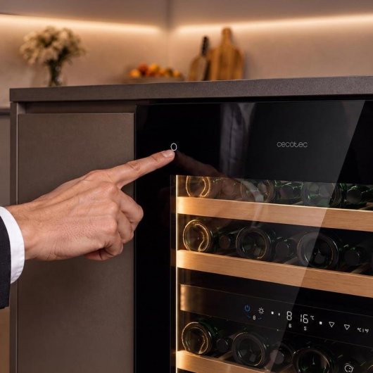 Weinschrank Cecotec GrandSommelier Duo 36000 Touch Matt Black 36 Flaschen