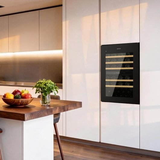 Weinkühlschrank Cecotec Bolero GrandSommelier Duo 57000 Touch 57 Flaschen Matt Schwarz