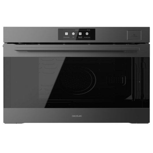 Horno Multifunción Cecotec Bolero Hexa S609000 Matt TFT 133L 60cm Hidrolítico A++ AirFryer Vapor Negro