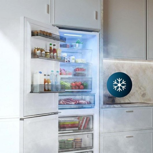 Frigorífico Combi Cecotec Bolero CoolMarket No Frost 185cm 409L C Blanco