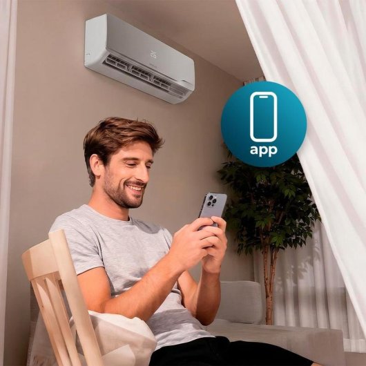 Climatiseur Split Cecotec AirClima 12000 Wind Connected 3,49 kW A+++ Inverter Réversible WiFi