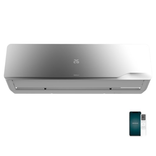 Split-Klimaanlage Cecotec AirClima 18000 Wind Connected 18.000 BTU A+++ Inverter mit Wärmepumpe WLAN Fernbedienung