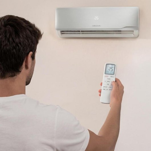 Split-Klimaanlage Cecotec AirClima 18000 Wind Connected 18.000 BTU A+++ Inverter mit Wärmepumpe WLAN Fernbedienung