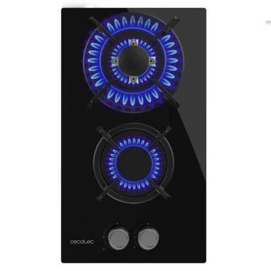 Placa de gas Cecotec Bolero Squad GN 2200S Negro de Cristal