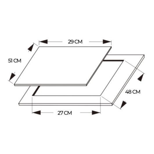 Placa de gas Cecotec Bolero Squad GN 2200S Negro de Cristal