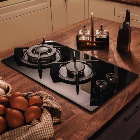 Placa de gas Cecotec Bolero Squad GN 2200S Negro de Cristal