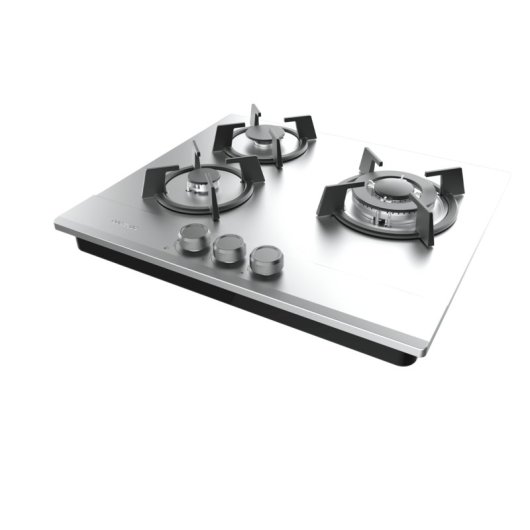 Placa de gas Cecotec Bolero Squad GN 3200S Inox 3 fuegos 6,25 kW