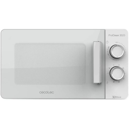 Microondes Cecotec Proclean 3010 Wave 20 Litres 700W avec 3DWave et Minuterie