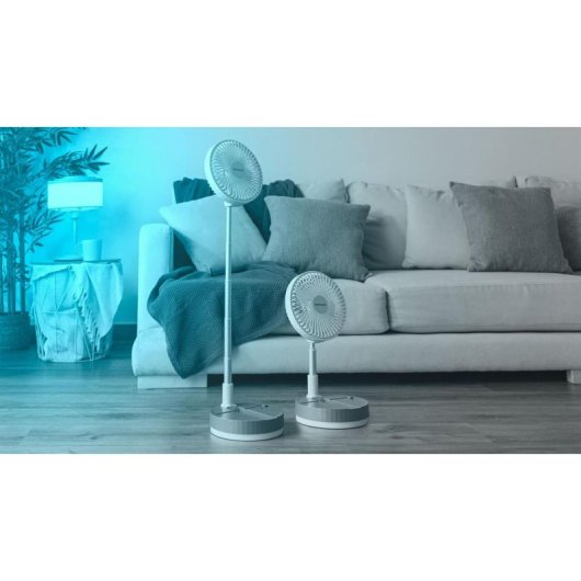 Ventilador Portátil Plegable Cecotec EnergySilence 800 FoldAir 7200mAh 4 Velocidades Oscilación con Mando