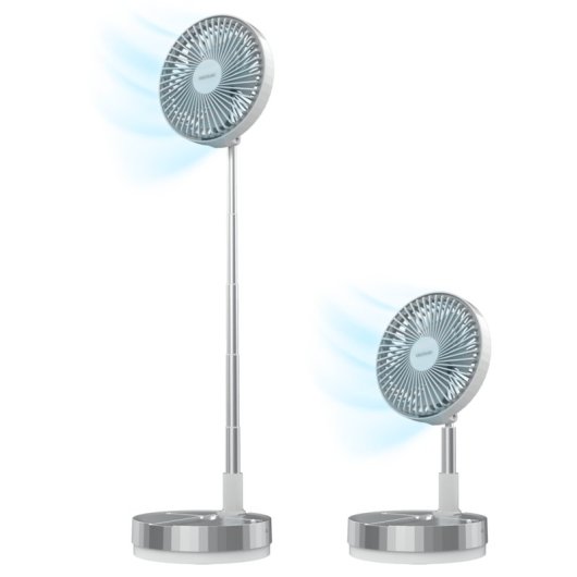 Ventilador Portátil Plegable Cecotec EnergySilence 800 FoldAir 7200mAh 4 Velocidades Oscilación con Mando