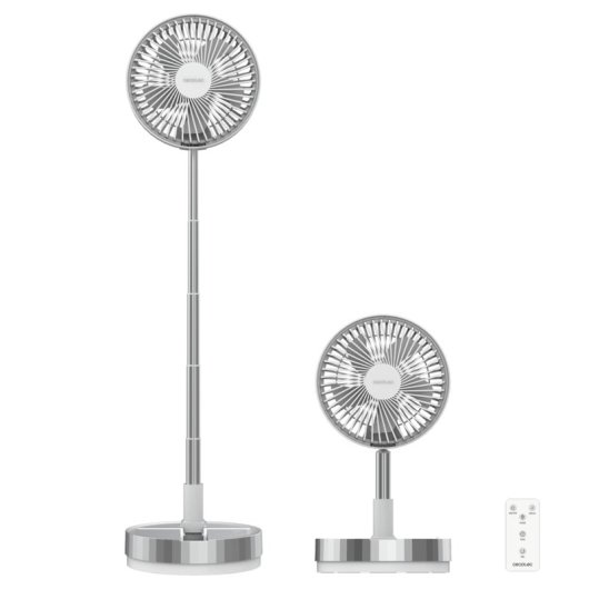 Ventilador Portátil Plegable Cecotec EnergySilence 800 FoldAir 7200mAh 4 Velocidades Oscilación con Mando