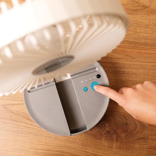 Ventilador Portátil Plegable Cecotec EnergySilence 800 FoldAir 7200mAh 4 Velocidades Oscilación con Mando