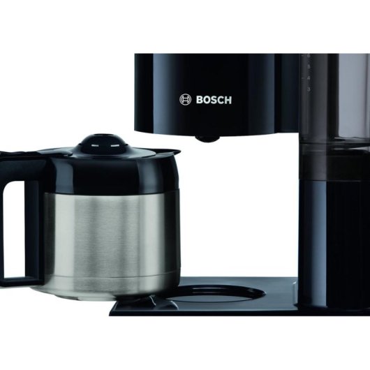 Cafetera de Goteo Bosch TKA8A053 1,1 L 1100 W 8 Tazas Negro con Función Autolimpieza