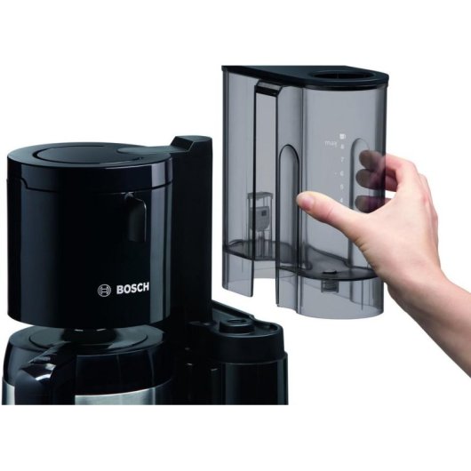Cafetera de Goteo Bosch TKA8A053 1,1 L 1100 W 8 Tazas Negro con Función Autolimpieza