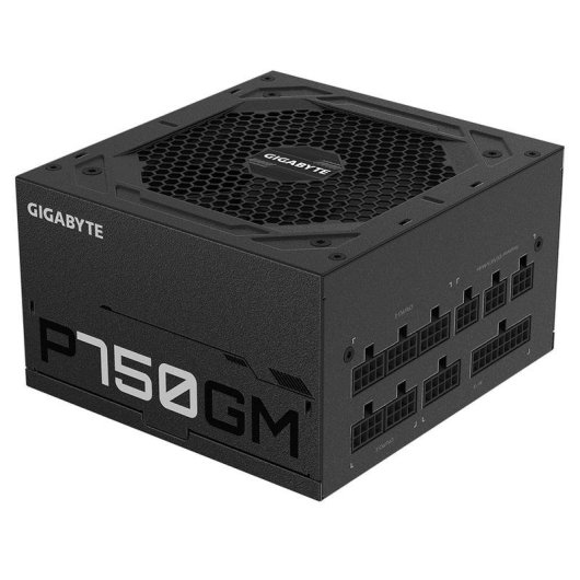 Fuente de Alimentación Gigabyte P750GM 750W Certificación 80 PLUS Gold modular activa