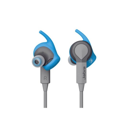 Auriculares Jabra Sport Coach Bluetooth sans fil pour sport avec guide vocal et IP55, bleu