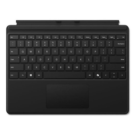Teclado Microsoft Surface Pro Magnético AZERTY Francés con Touchpad y cubierta negra