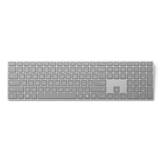 Teclado Microsoft Surface Keyboard completo Bluetooth sem fios francês cinzento