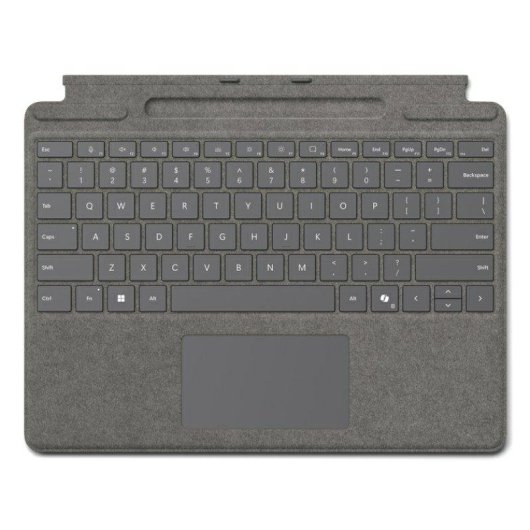 Teclado Microsoft Surface Pro Business magnético AZERTY francés con touchpad y almacenamiento de lápiz