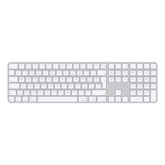 Tastiera Apple Magic Keyboard Touch ID tastierino numerico USB-C QWERTY Italiano bianco