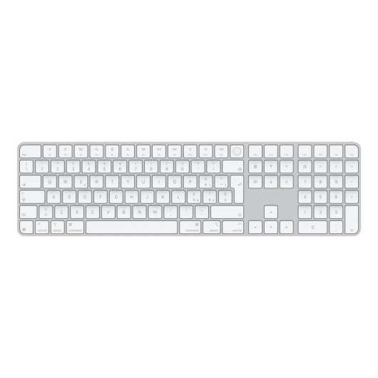 Tastiera Apple Magic Keyboard Touch ID tastierino numerico USB-C QWERTY Italiano bianco