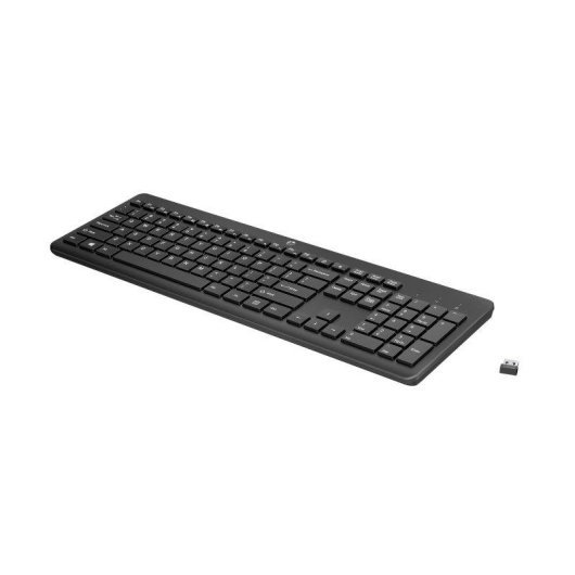 Teclado HP 230 membrana inalámbrico completo con receptor USB y batería AAA