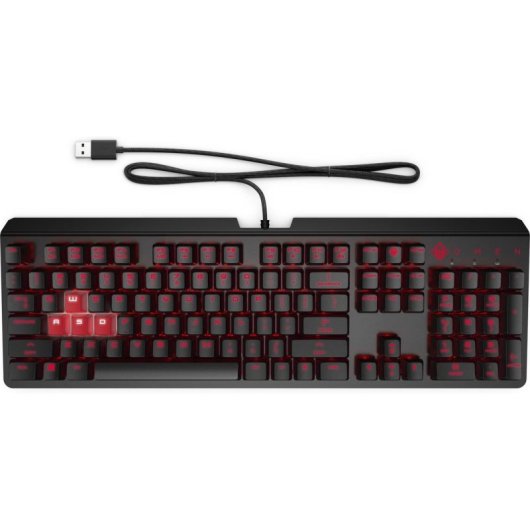 Clavier HP OMEN LED Noir/Rouge avec switches mécaniques CHERRY MX R