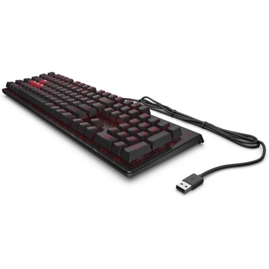 Clavier HP OMEN LED Noir/Rouge avec switches mécaniques CHERRY MX R