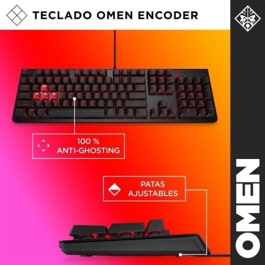 Tastiera HP OMEN Encoder Francese marrone retroilluminata completa USB
