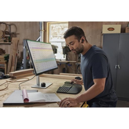 Clavier HP 960 compact à membrane avec pavé numérique séparé et multi-dispositifs