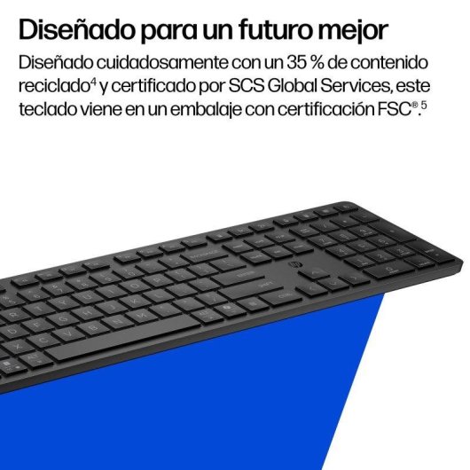 Clavier HP 495k sans fil multi-appareils profil bas noir Français